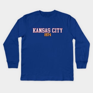 Kansas City 1974 (variant) Kids Long Sleeve T-Shirt